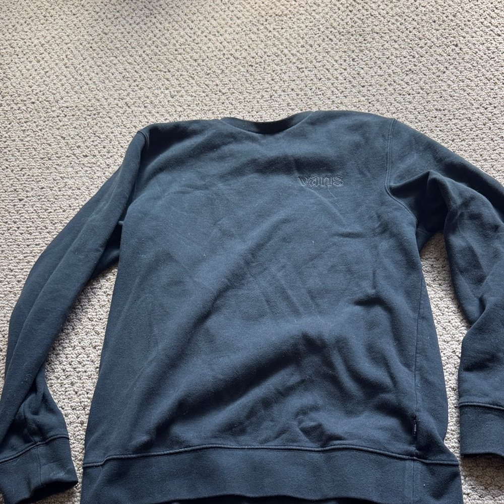 Vans Men's Dark Gray Crewneck Sweater